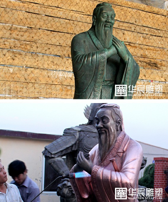濟南華宸雕塑孔子雕像 \